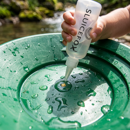 Sluice Fox 3-Piece Gold Panning Kit with Snifter Bottle