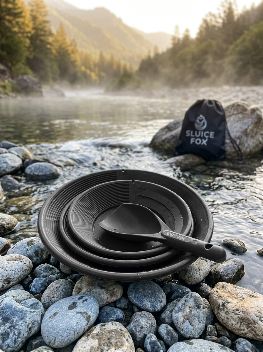 Sluice Fox Prospectors Starter Kit with 3 Pans