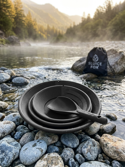 Sluice Fox Prospectors Starter Kit with 3 Pans