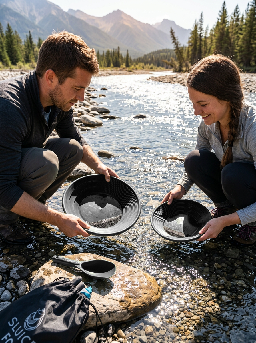 Sluice Fox Prospectors Starter Kit with 3 Pans