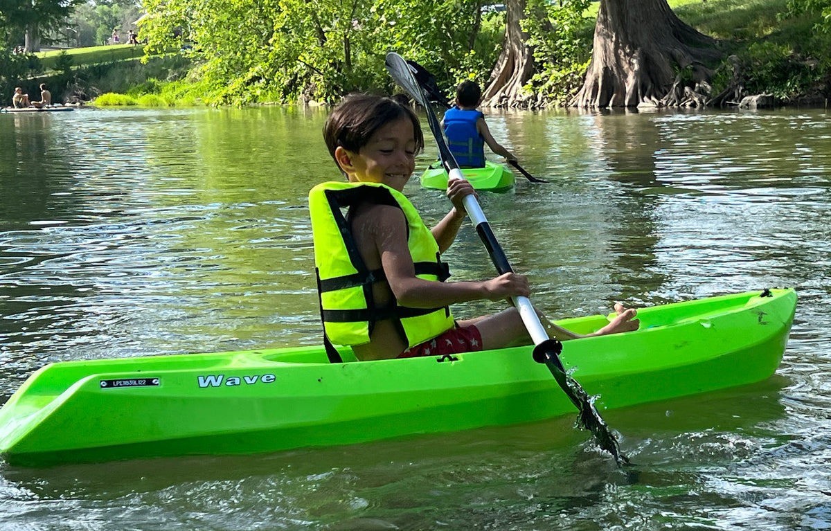 Kids Kayak Paddle for River Tubing and Water Adventures | Double-Sided Oars Ideal for Young Paddlers or on River Runs, Lakes, and Streams | Lightweight, Easy-to-Use