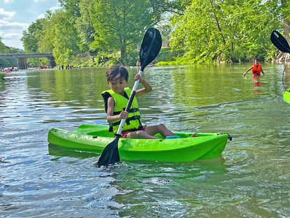 Kids Kayak Paddle for River Tubing and Water Adventures | Double-Sided Oars Ideal for Young Paddlers or on River Runs, Lakes, and Streams | Lightweight, Easy-to-Use