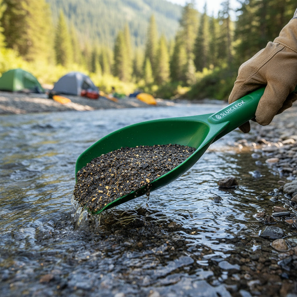 Sluice Fox 10-Piece Gold Panning Kit with Bag