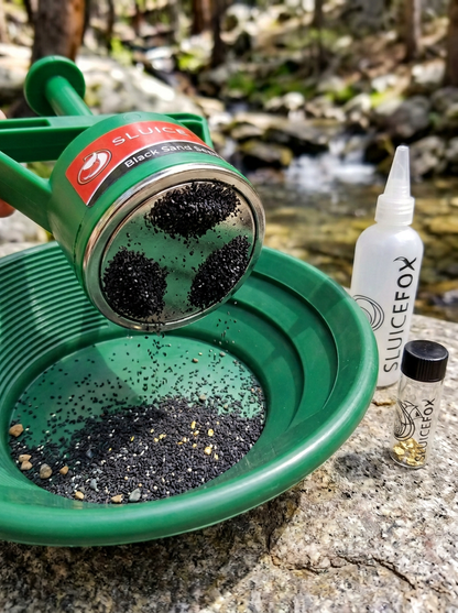 Sluice Fox 10-Piece Gold Panning Kit with Bag