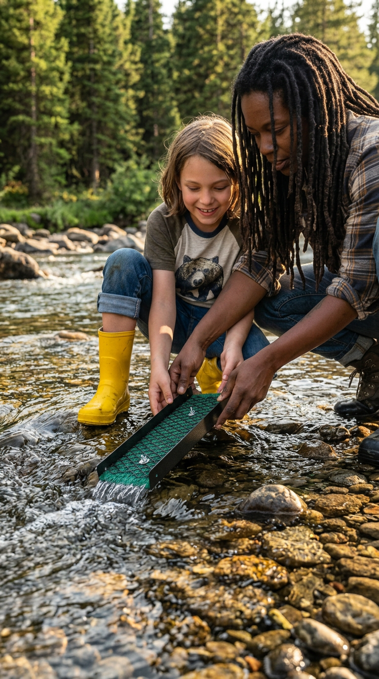Sluice Fox 10-Piece Gold Panning Kit with Bag
