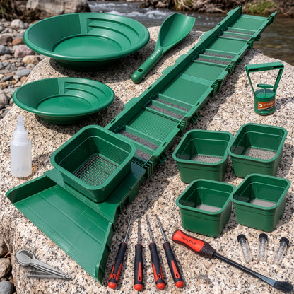 Sluice Fox Compact Sluice Box Kit with Classifiers