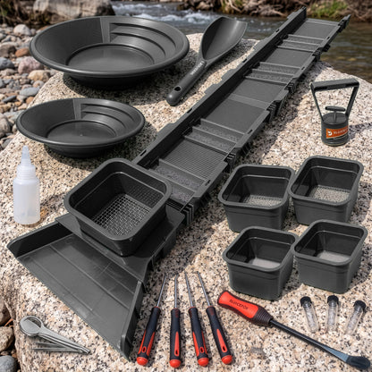 Sluice Fox Compact Sluice Box Kit with Classifiers