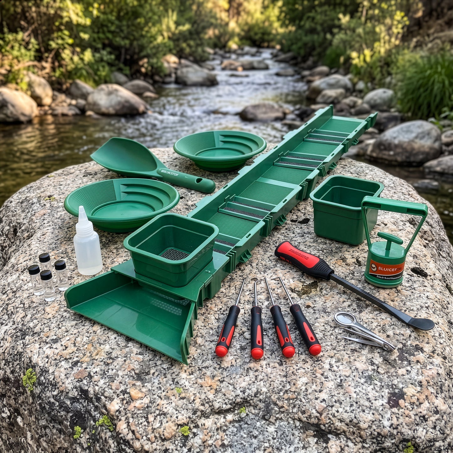 Sluice Fox Compact Sluice Box Kit with Classifiers