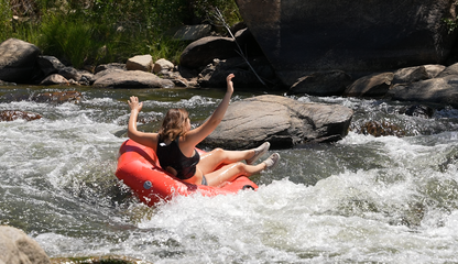 Hardcore River Tube with Durable Triple-Layer PVC, Ergonomic Seven-Sided Design, Intuitive Handles, and C7 Valve Inflation – Ideal for Tubing Adventures