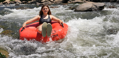 Hardcore River Tube with Durable Triple-Layer PVC, Ergonomic Seven-Sided Design, Intuitive Handles, and C7 Valve Inflation – Ideal for Tubing Adventures