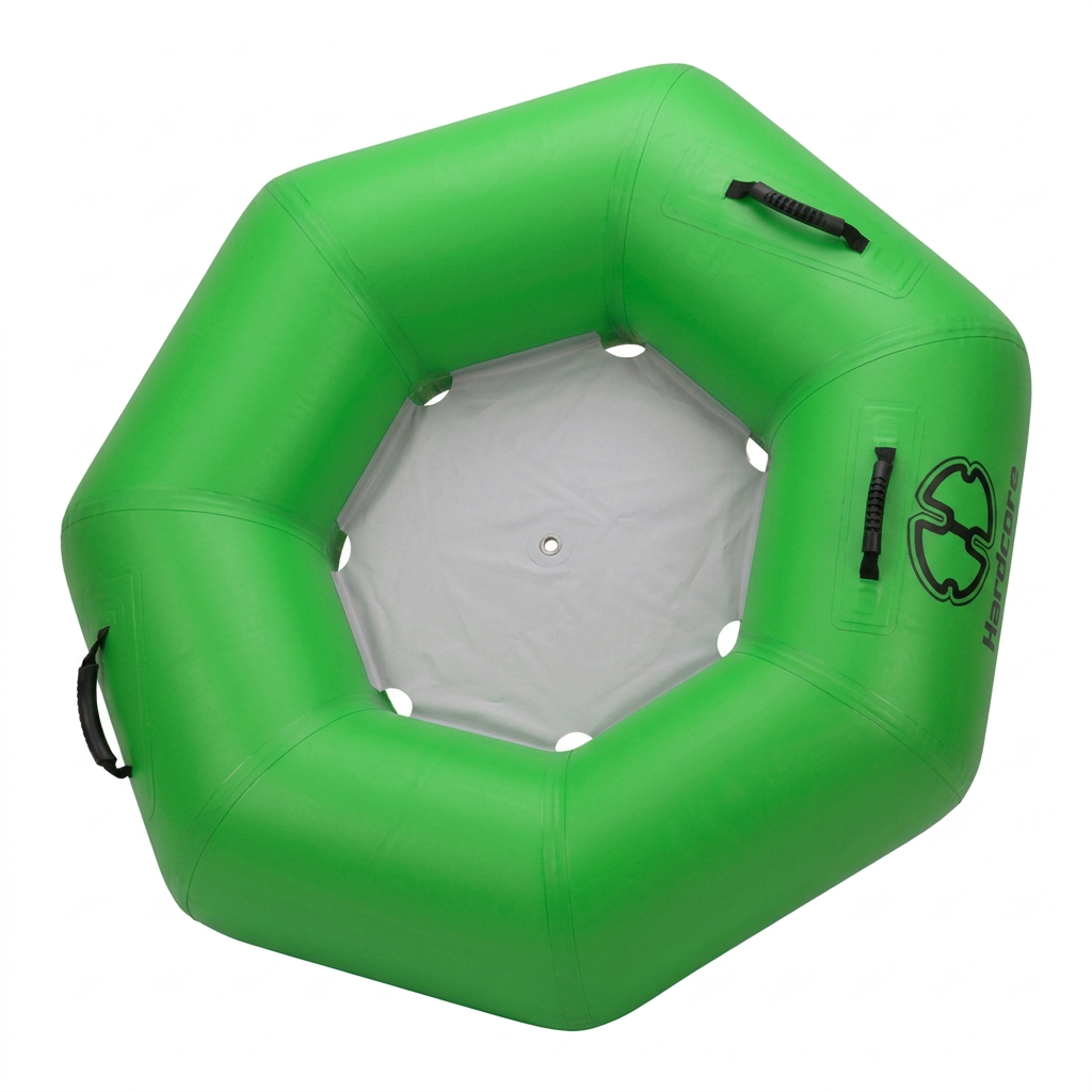 Hardcore River Tube with Durable Triple-Layer PVC, Ergonomic Seven-Sided Design, Intuitive Handles, and C7 Valve Inflation – Ideal for Tubing Adventures