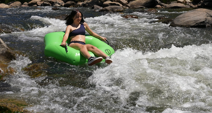Hardcore River Tube with Durable Triple-Layer PVC, Ergonomic Seven-Sided Design, Intuitive Handles, and C7 Valve Inflation – Ideal for Tubing Adventures