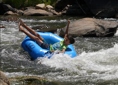 Hardcore River Tube with Durable Triple-Layer PVC, Ergonomic Seven-Sided Design, Intuitive Handles, and C7 Valve Inflation – Ideal for Tubing Adventures