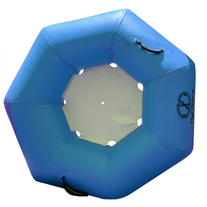 Hardcore River Tube with Durable Triple-Layer PVC, Ergonomic Seven-Sided Design, Intuitive Handles, and C7 Valve Inflation – Ideal for Tubing Adventures