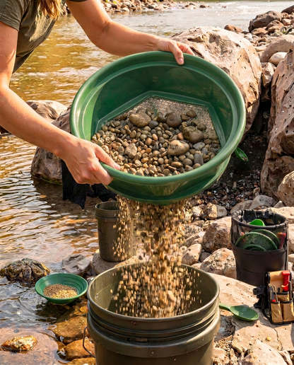 Sluice Fox 13.25" Gold Classifier – Bucket Sieve
