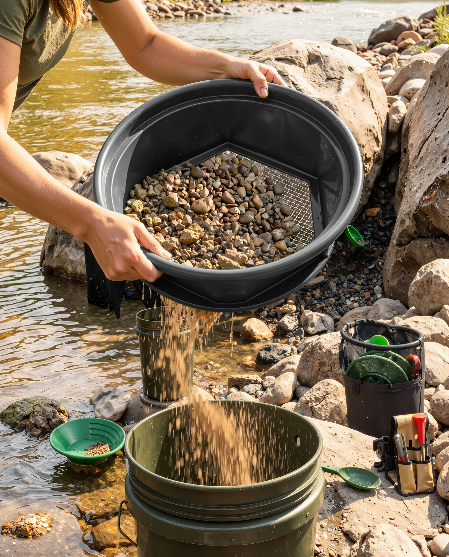 Sluice Fox 13.25" Gold Classifier – Bucket Sieve