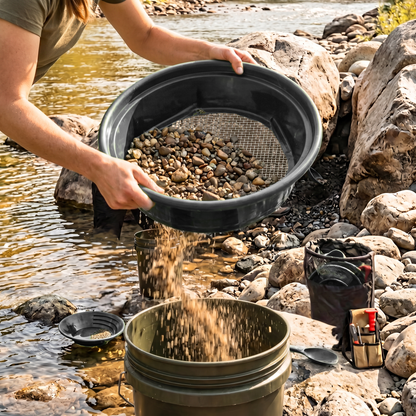 Sluice Fox Gold Classifier with Bonus Pan