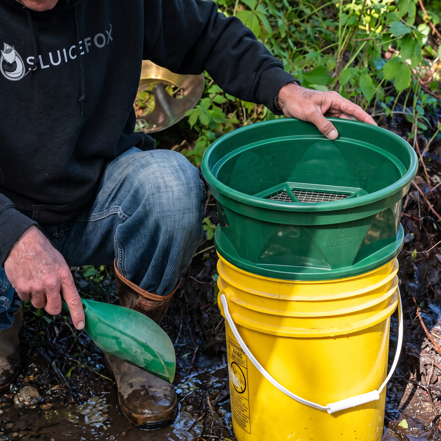 Sluice Fox 13.25" Gold Classifier – Bucket Sieve