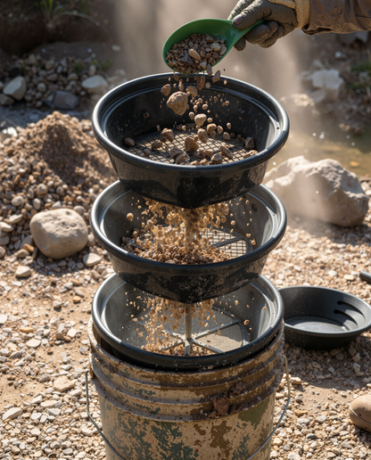 Sluice Fox 13.25" Gold Classifier – Bucket Sieve