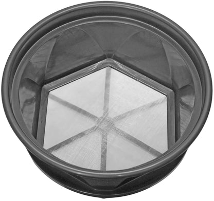 Sluice Fox 13 1/4 inch gold classifier prospecting pan - stainless steel mesh sifting pan fits atop 5 gallon bucket; mealworm strainer and shark tooth sifter