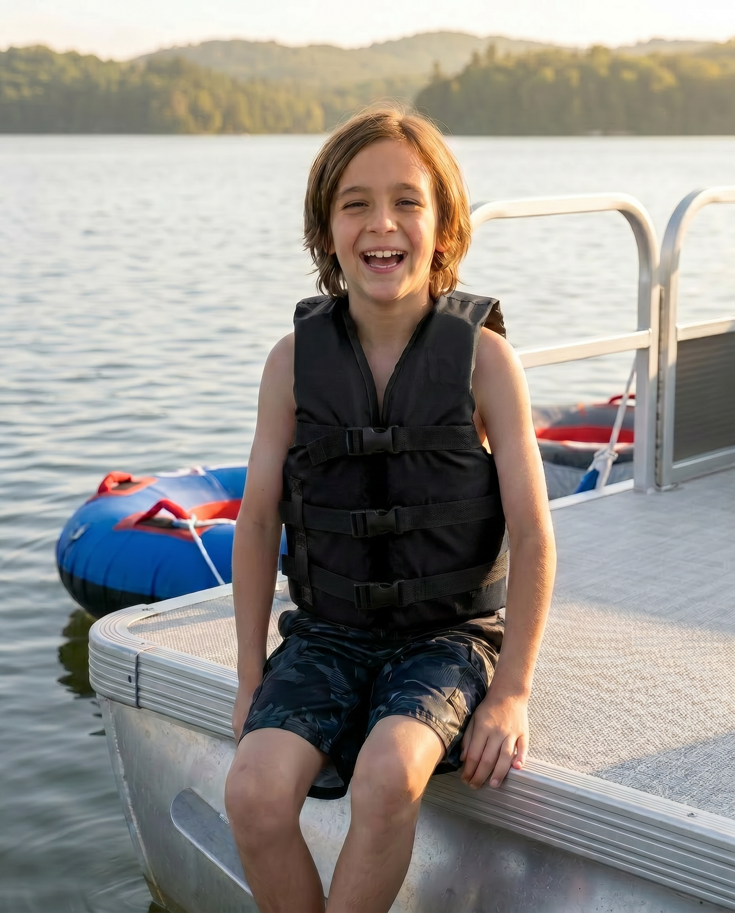 Life jacket paddle vest; Coast Guard approved Type III PFD life vest flotation device; Jet ski, wakeboard, hardshell kayak life jacket; Ideal extra life jacket for pontoon boat