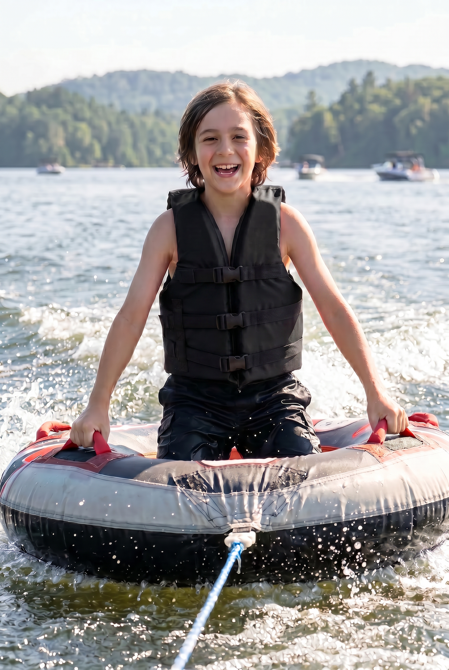 Life jacket paddle vest; Coast Guard approved Type III PFD life vest flotation device; Jet ski, wakeboard, hardshell kayak life jacket; Ideal extra life jacket for pontoon boat
