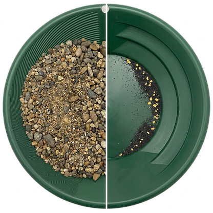 Sluice Fox Spiral Gold Pan with Vanishing Riffle
