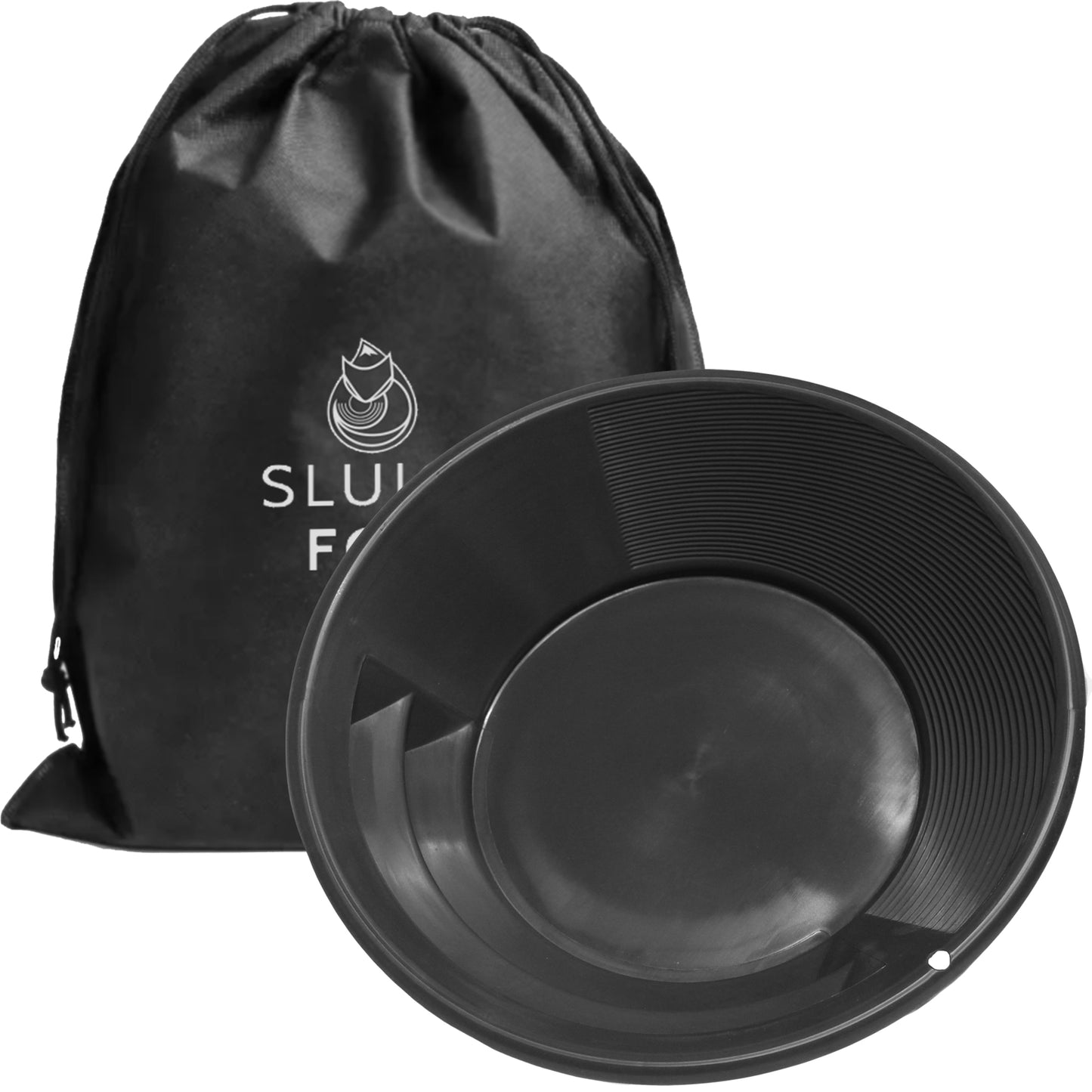 Sluice Fox Spiral Gold Pan with Vanishing Riffle