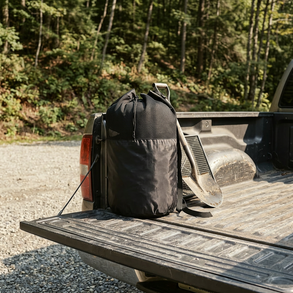 Ripstop Nylon Bucket Backpack