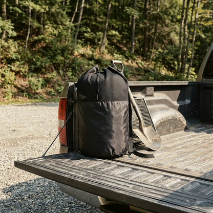 Ripstop Nylon Bucket Backpack