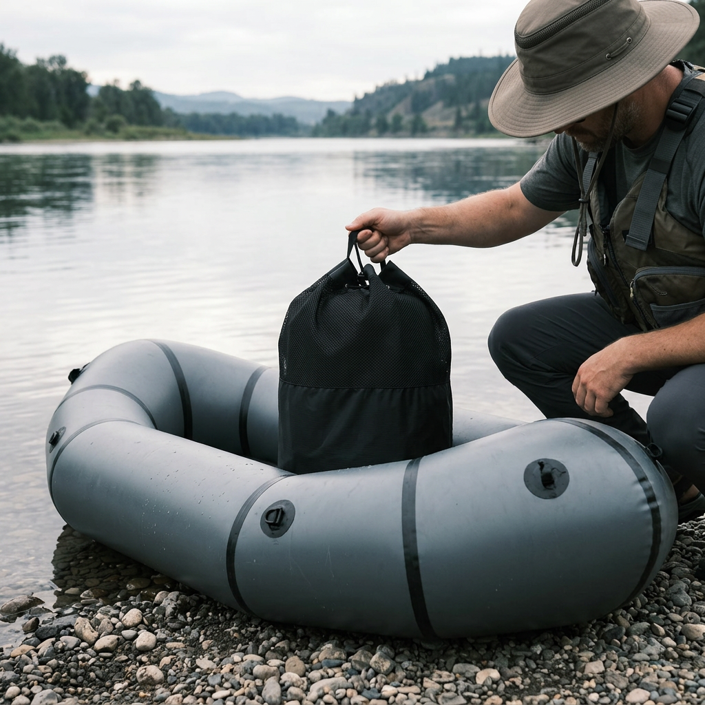Ripstop Nylon Bucket Backpack