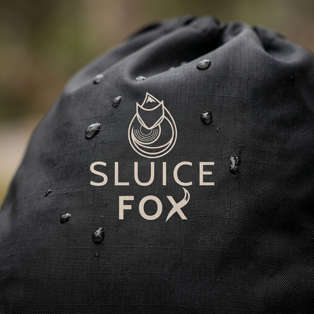 Sluice Fox Drawstring Tote Bag for Prospecting Gear