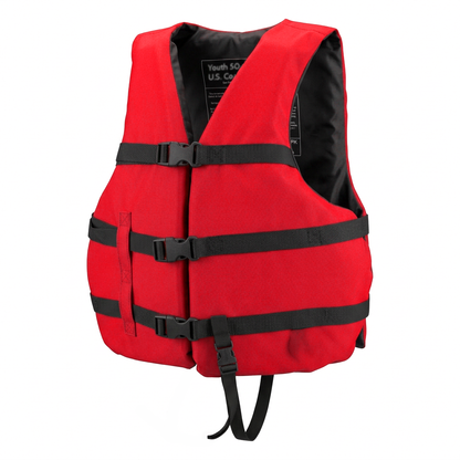 Life jacket paddle vest with Leg Strap; Coast Guard approved Type III PFD flotation device; Jet ski, wakeboard, hardshell kayak vest; Ideal extra PFD for pontoon boat Blue Adult