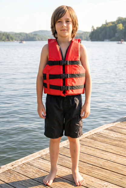 Life jacket paddle vest; Coast Guard approved Type III PFD life vest flotation device; Jet ski, wakeboard, hardshell kayak life jacket; Ideal extra life jacket for pontoon boat