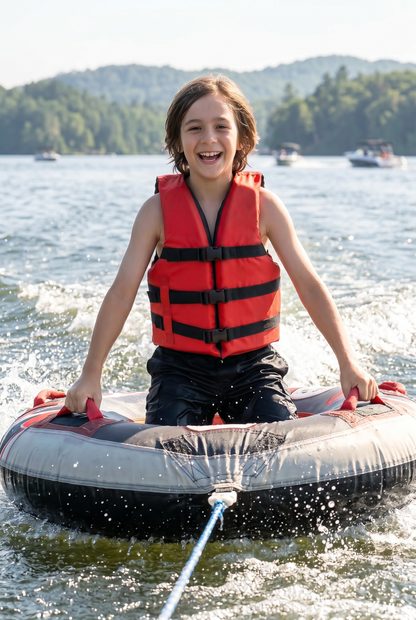 Life jacket paddle vest; Coast Guard approved Type III PFD life vest flotation device; Jet ski, wakeboard, hardshell kayak life jacket; Ideal extra life jacket for pontoon boat
