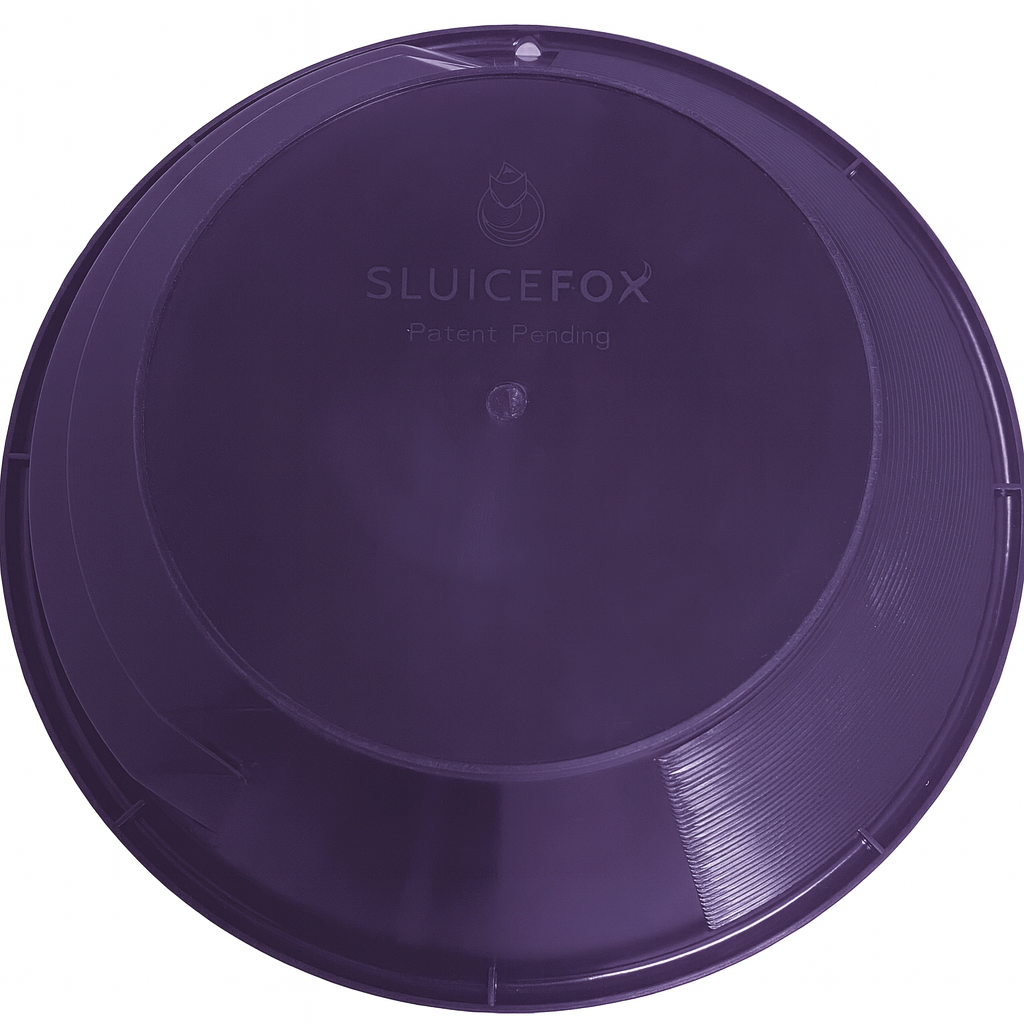 Sluice Fox Spiral Gold Pan with Vanishing Riffle