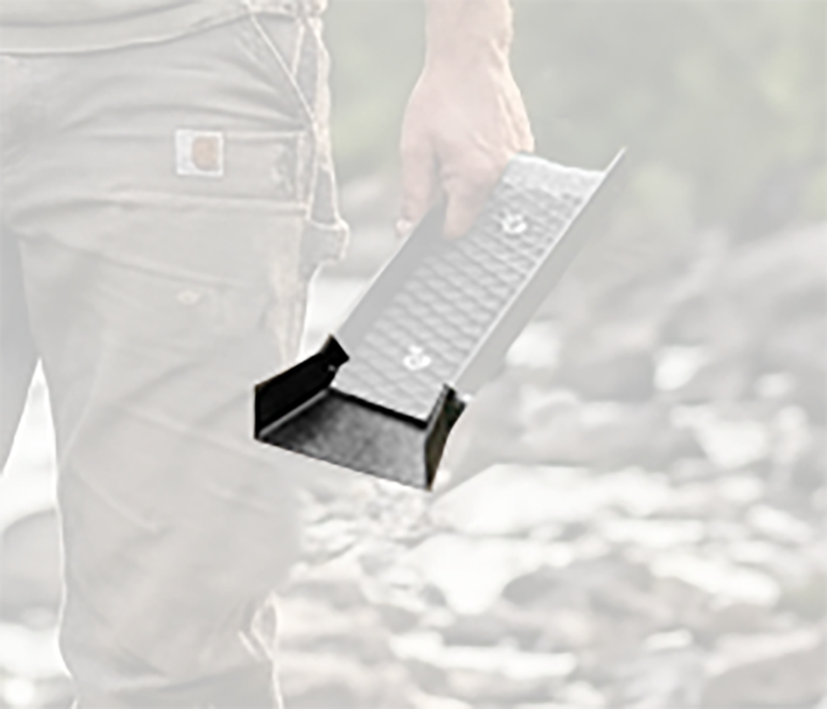 Sluice Fox 12" Pocket Sluice Box – Portable Metal Sluice Kit