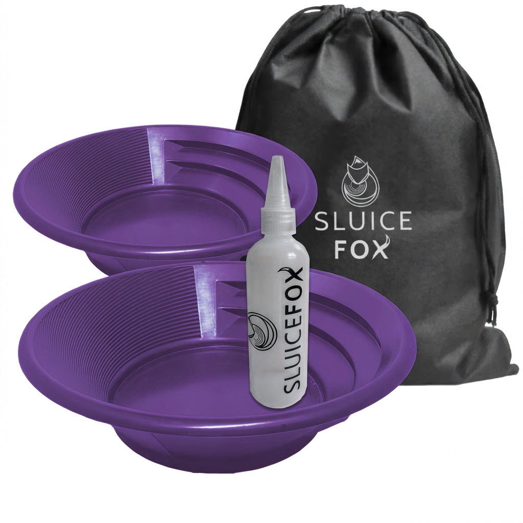 Sluice Fox 3-Piece Gold Panning Kit with Snifter Bottle