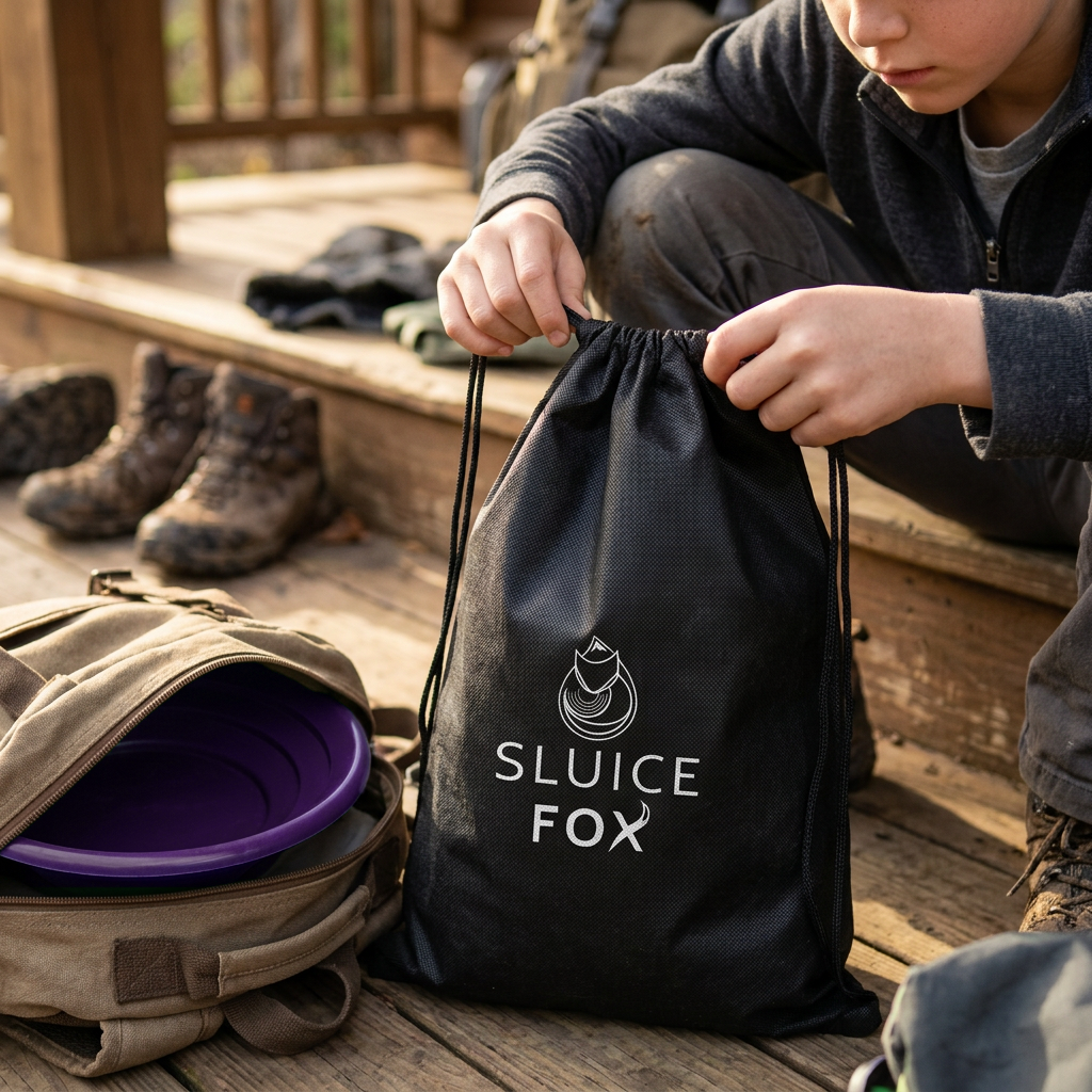 Sluice Fox Gold Panning Starter Kit with Bag