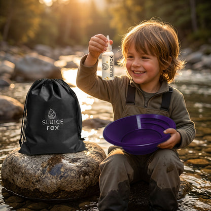 Sluice Fox Gold Panning Starter Kit with Bag