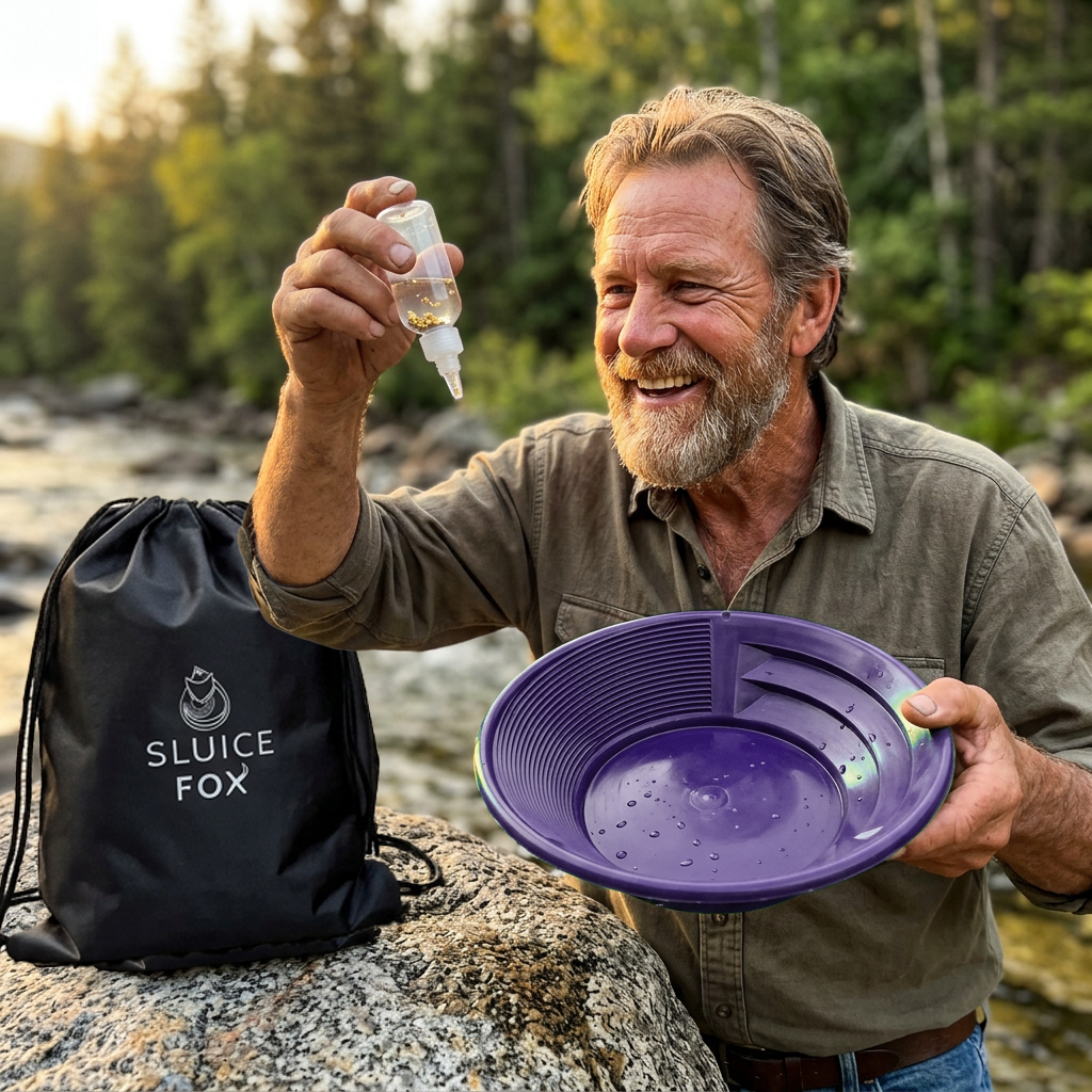 Sluice Fox Gold Panning Starter Kit with Bag