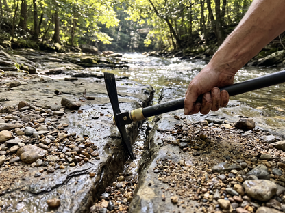 Sluice Fox Folding Pick/Mattock with 25 lb. Magnet
