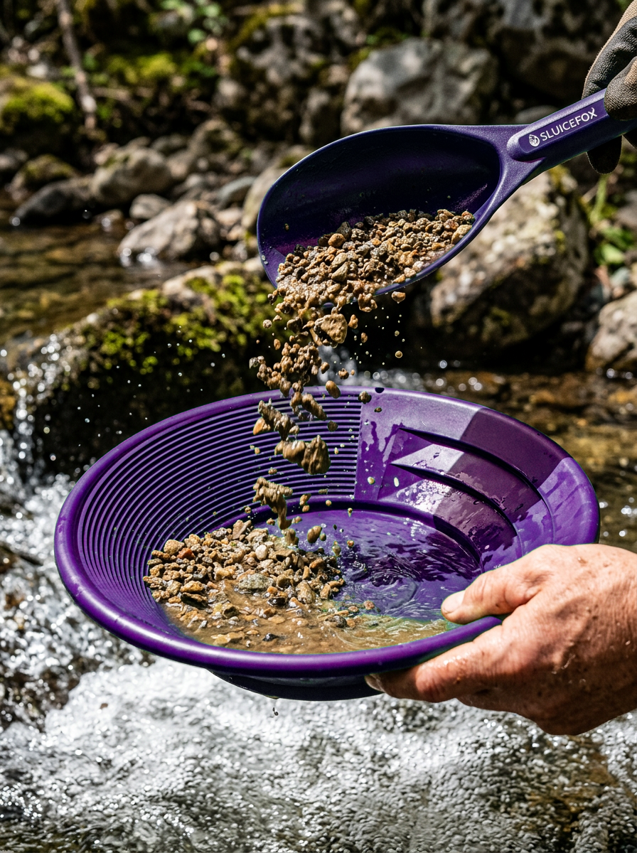 Sluice Fox 10-Piece Gold Panning Kit with Bag