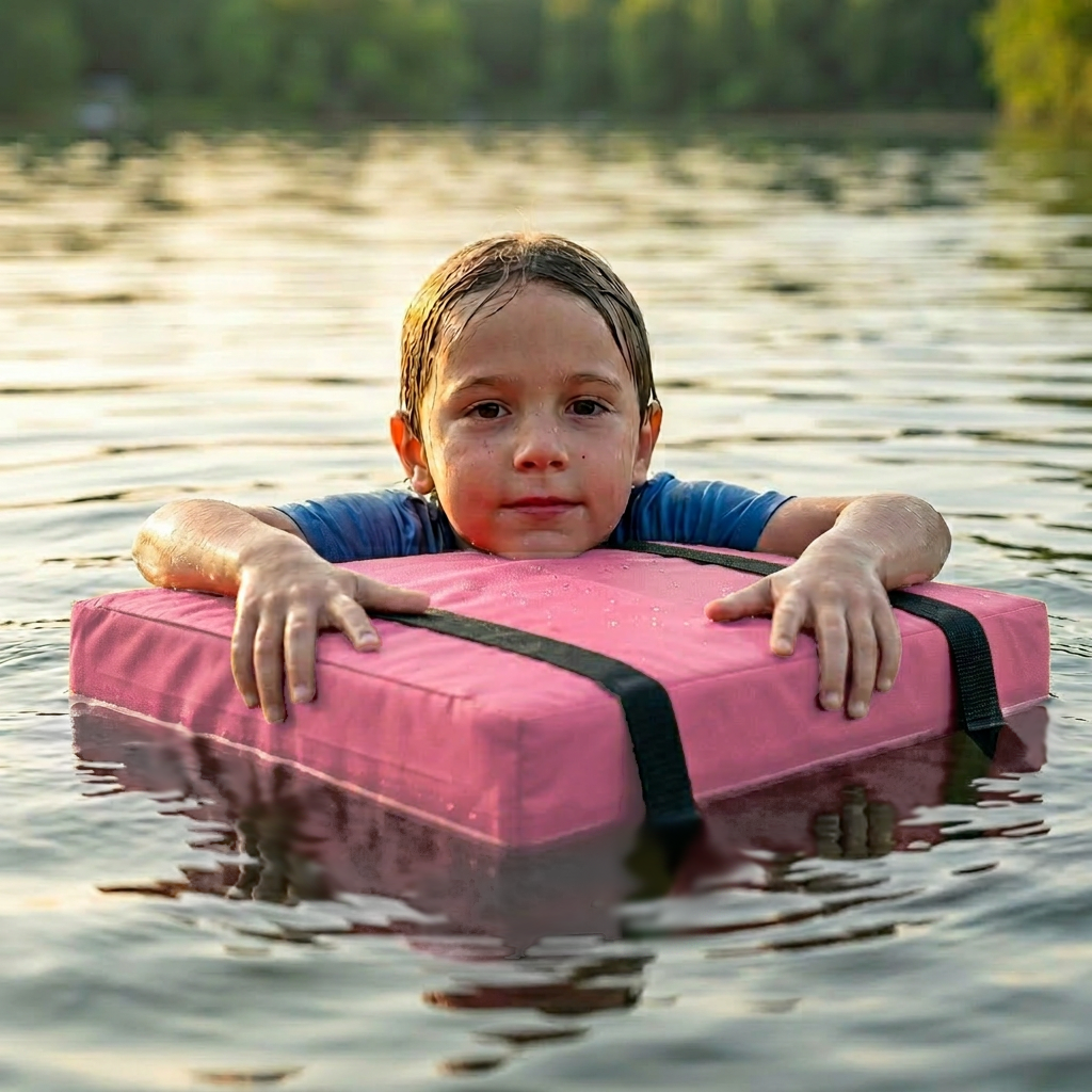 Bradley Type IV Boat Cushion USCG Approved Throwable Flotation Device; Coast Guard approved throw preserver with foam cushion; throwable boat seat safety device