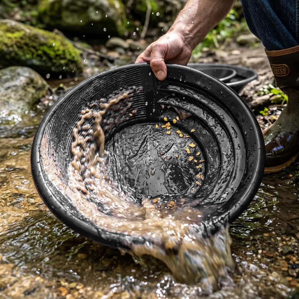 Sluice Fox 10-Piece Gold Panning Kit with Bag