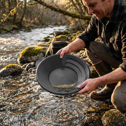 Sluice Fox 10-Piece Gold Panning Kit with Bag