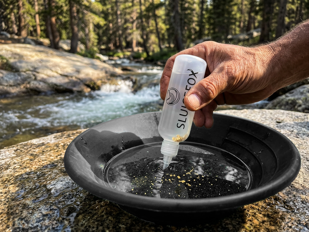 Sluice Fox 10-Piece Gold Panning Kit with Bag