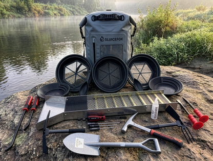 Sluice Fox Gold Panning Kit with Classifiers & Accessories