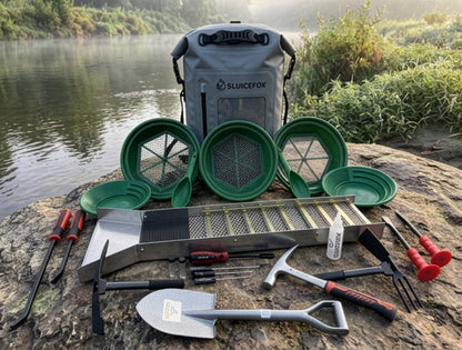 Sluice Fox Gold Panning Kit with Classifiers & Accessories