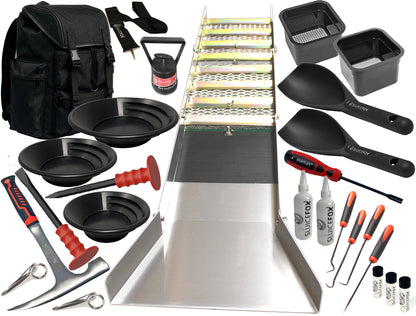 Sluice Fox Complete Gold Mining Kit with Sluice Box